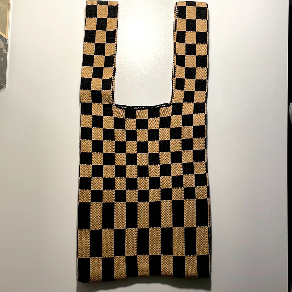 Brand new DEHOME checked tote - laptop bag